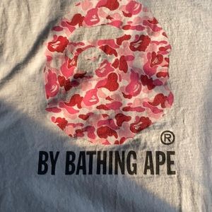 BAPE - A Bathing Ape - XL - pink logo